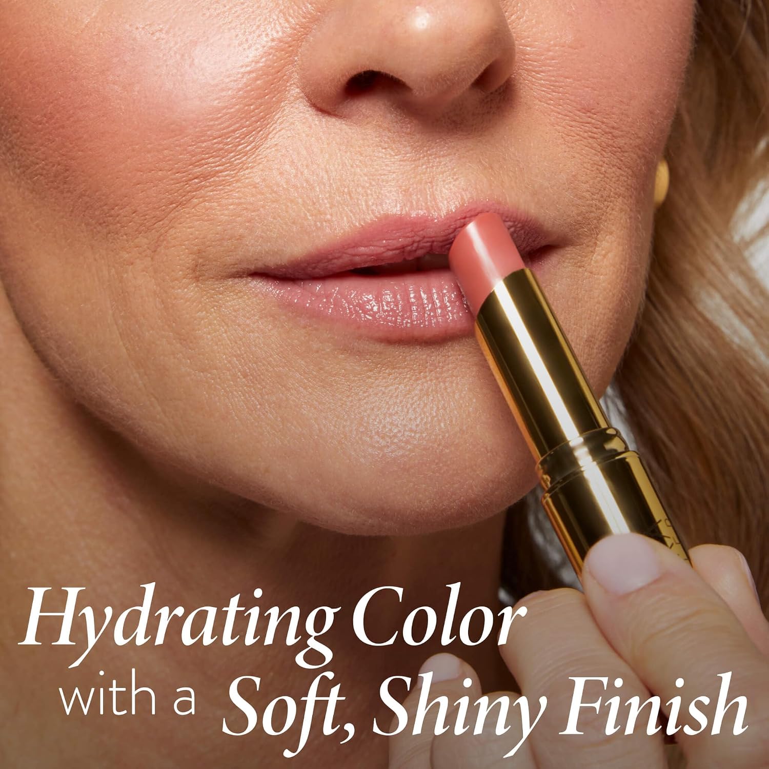 LAURA GELLER NEW YORK Bálsamo en gel hidratante con color para labios - In the Buff - Vitamina E hidratante - Acabado semibrillante