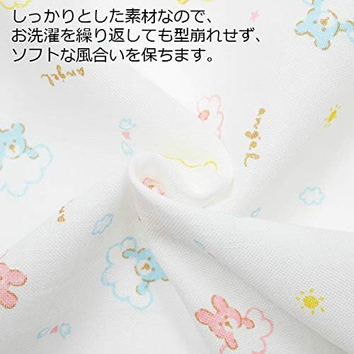 Angel Baby Gauze Set (3 Gauze Handkerchiefs, 2 Bath Gauze Set), 100% Cotton, Made in Japan, Fluffy and Gentle Texture