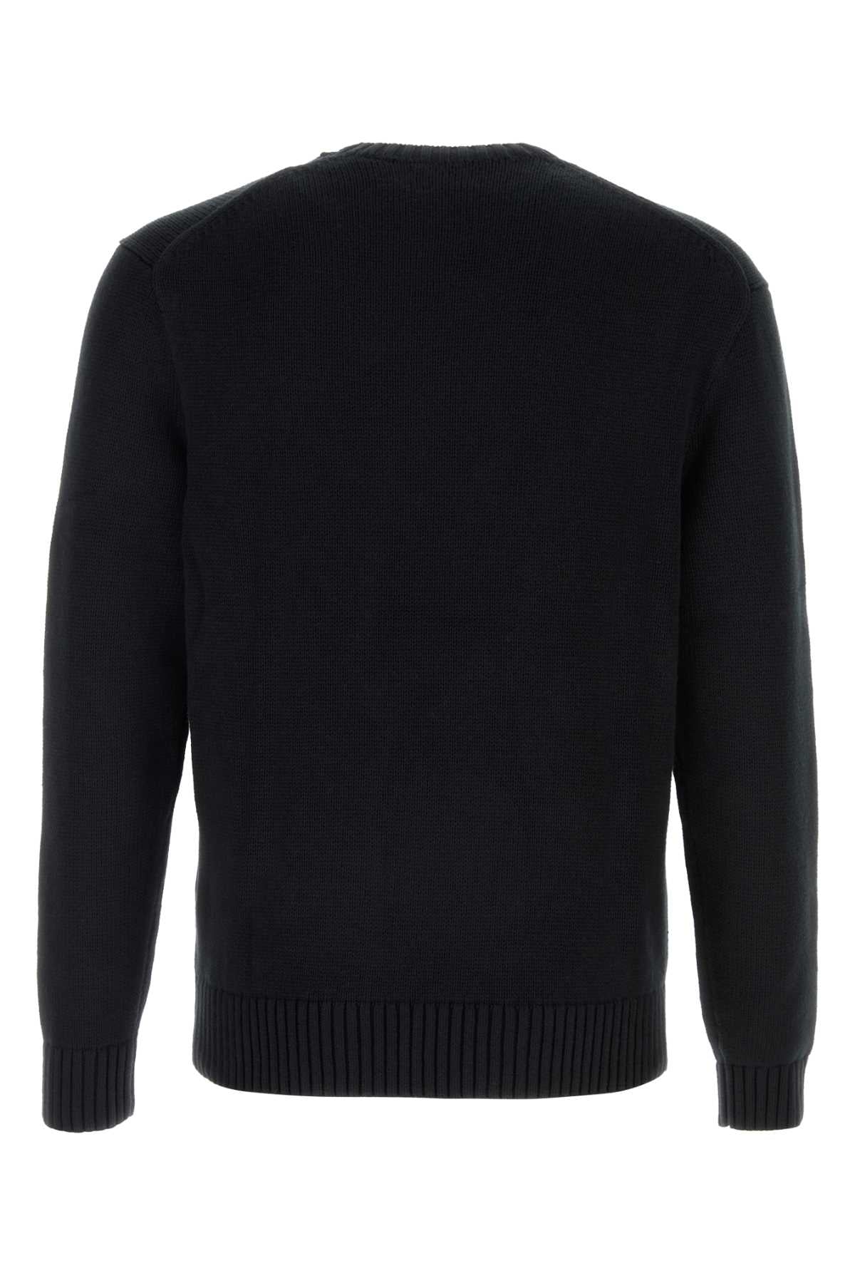 Polo ポロ ラルフローレン ブラック コットン ブレンド セーター - Image 5
