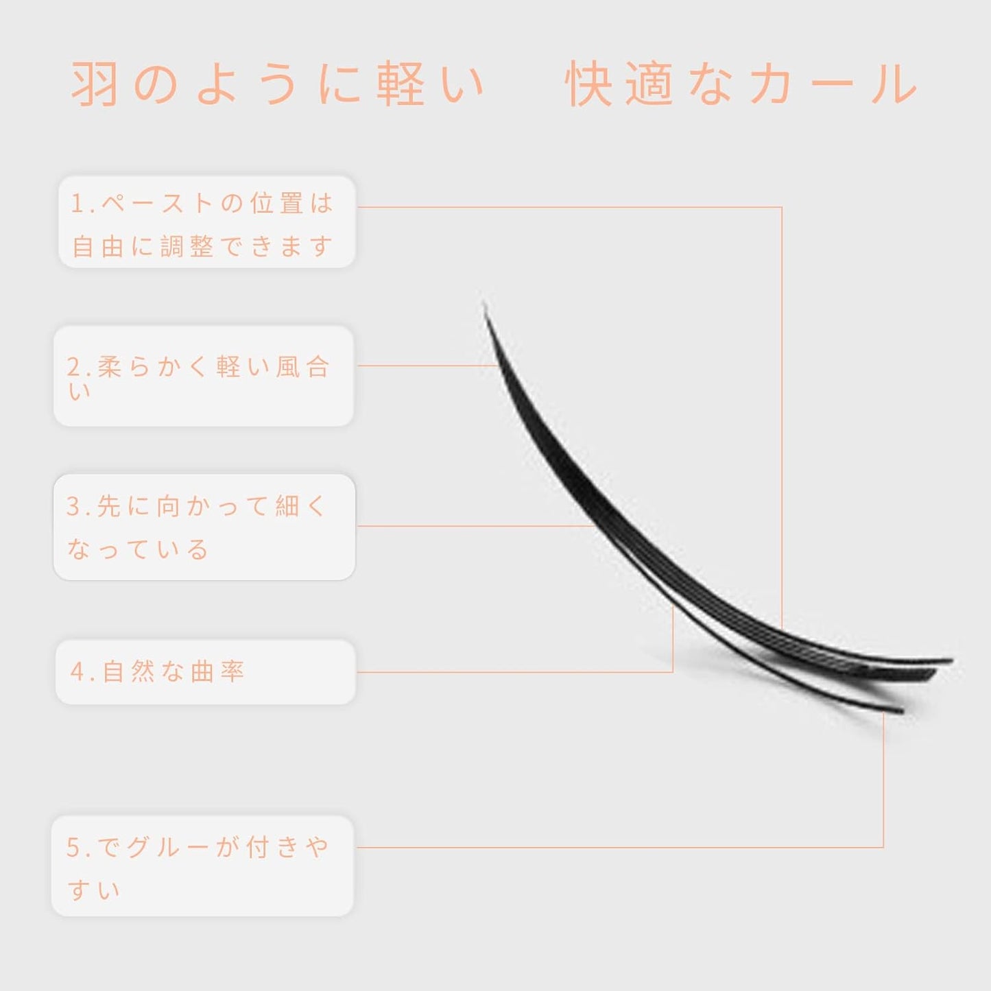 LASHIDOL Partial False Eyelashes, Matsueku, Self, Natural, Popular, DIY Eyelashes, Easy, 0.3 - 0.5 inches (9 - 12 mm) (Orchid) (A-Shaped False Eyelashes Set, Black)