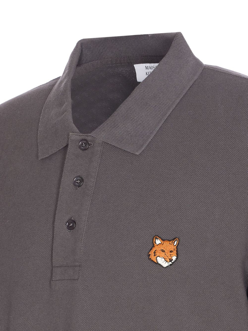 Maison メゾンキツネ 'フォックスヘッドコットンポロシャツ - Image 5