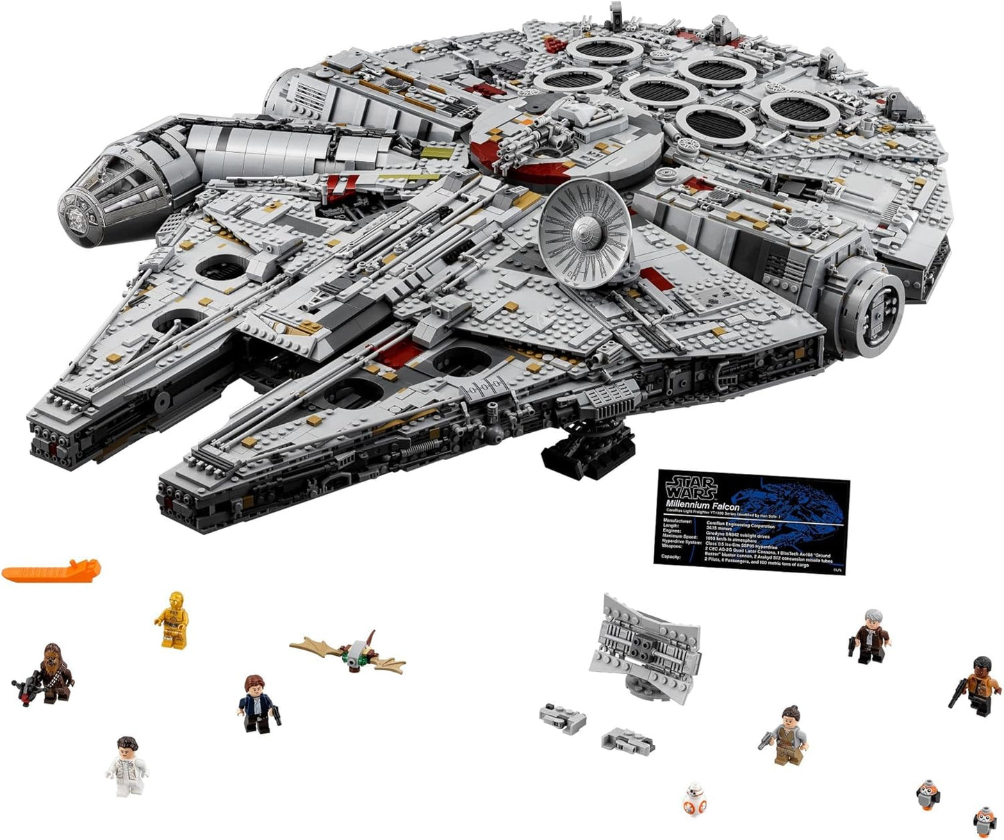 Juego de armado de LEGO Star Wars Millennium Falcon 75192 (7541 piezas)