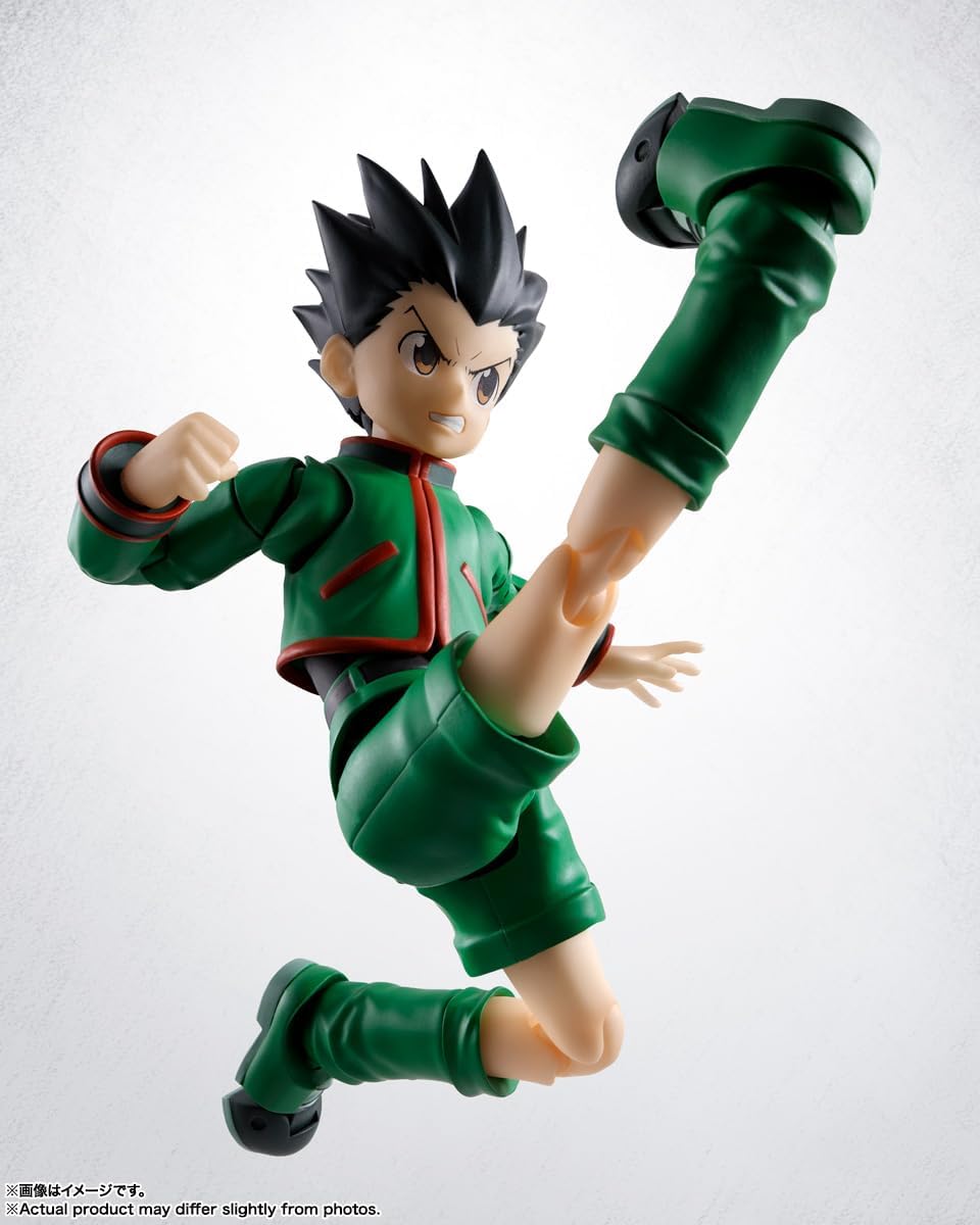 TAMASHII NATIONS S.H. Figuarts Hunter x Hunter Gon, Approx. 5.3 inches (135 mm), PVC & ABS, Pre-painted Action Figure