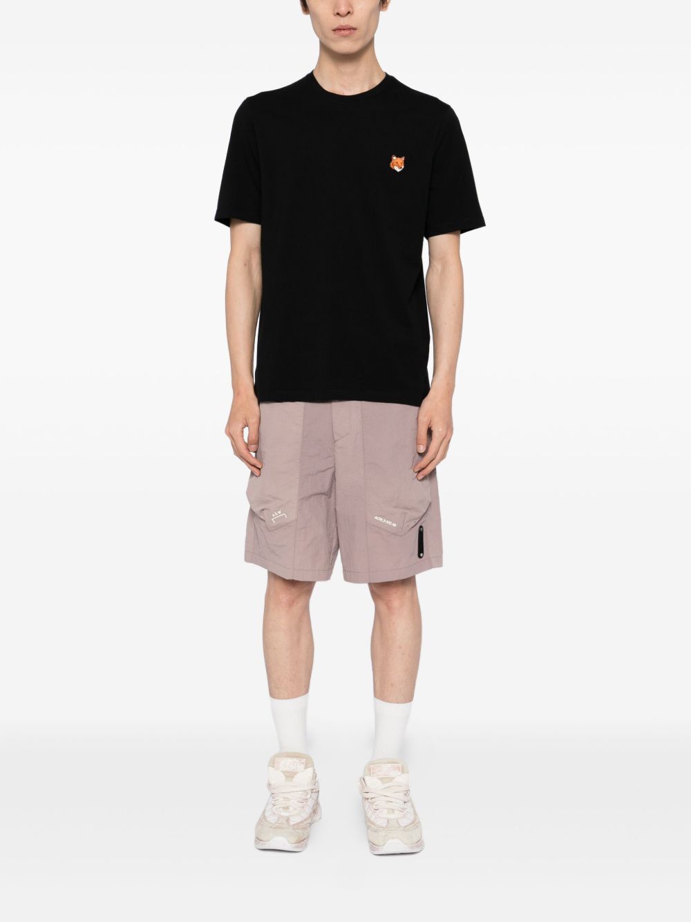 Maison メゾンキツネ 'フォックスヘッドコットンTシャツ - Image 5