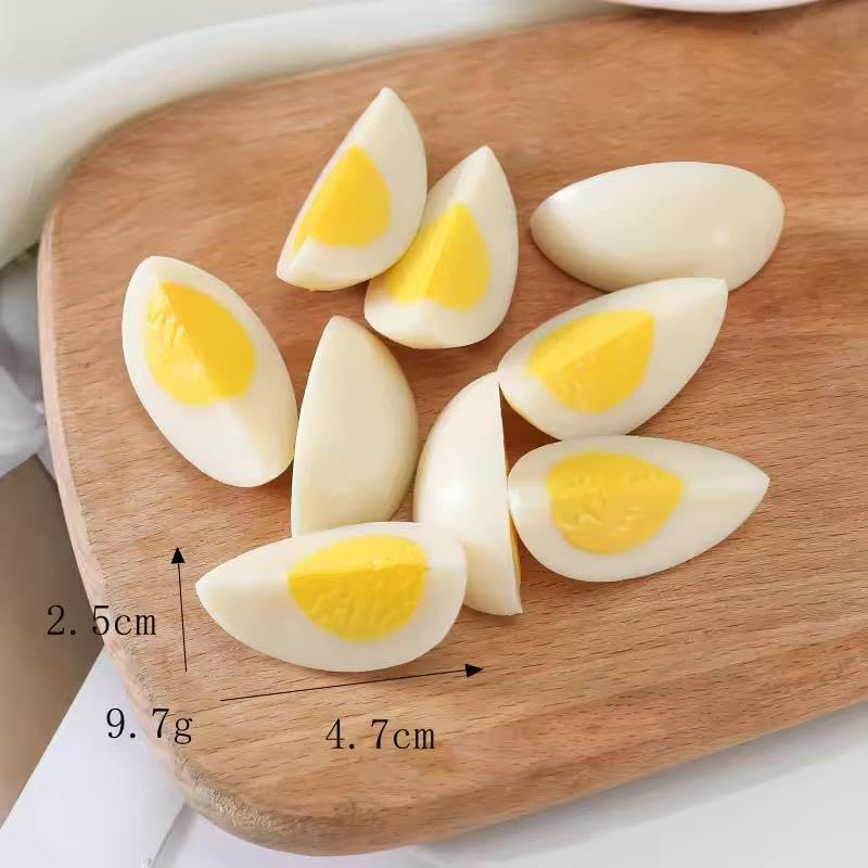 ☆本物そっくり☆ 食品サンプル 卵 3種類セット 目玉焼き ゆでたまご リアルな見た目 実物大 偽物 カフェ レストラン