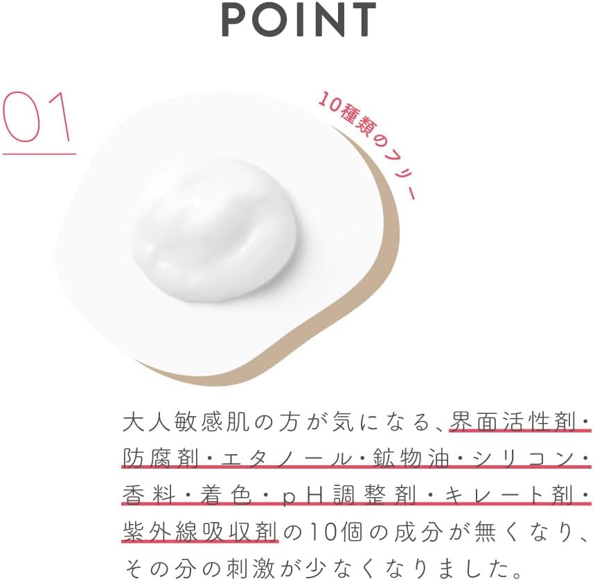 MIMURA LPS Formulated for Flickering Skin, Sensitive Skin, Tenfrey Cream, 10 Types of Free, All-in-One Cream, 2.1 oz (60 g)