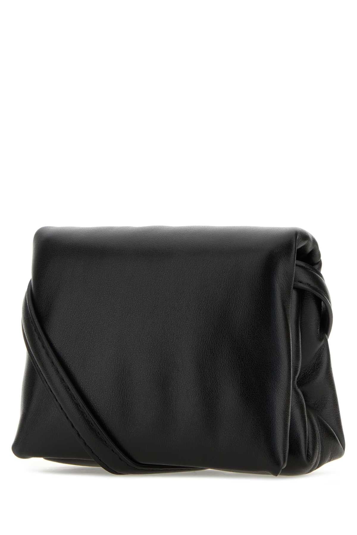 Marni Marni Black Leather Mini Prisma Clutch - Image 5