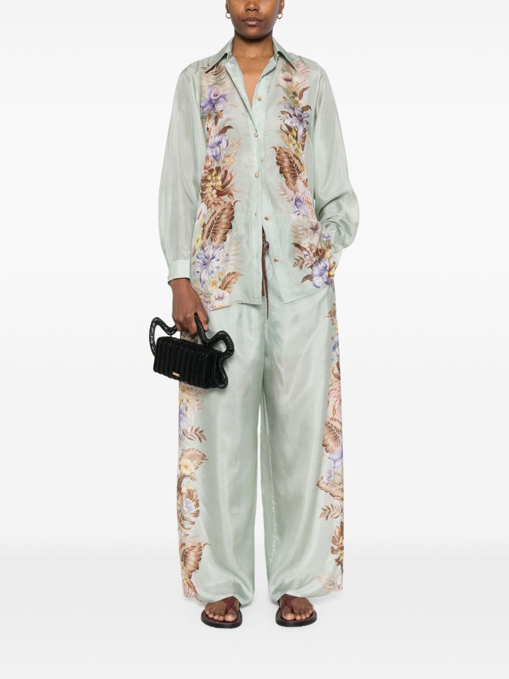 Zimmermann ZIMMERMANN COCOプリントシルクズボン - Image 5