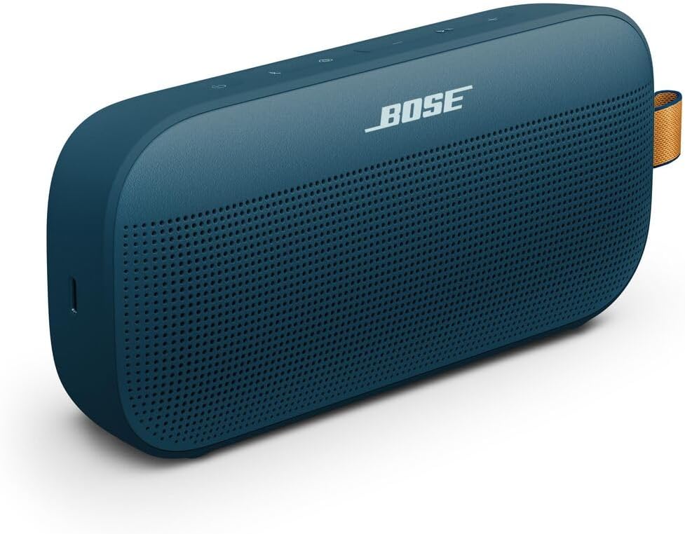 Bose SoundLink Flex Portable Speaker LE (2nd Gen) Wireless Bluetooth Mini Portable Speaker with Hi-Fi Audio, Up to 12 Hours of Playtime, Waterproof and Dustproof, Twilight Blue