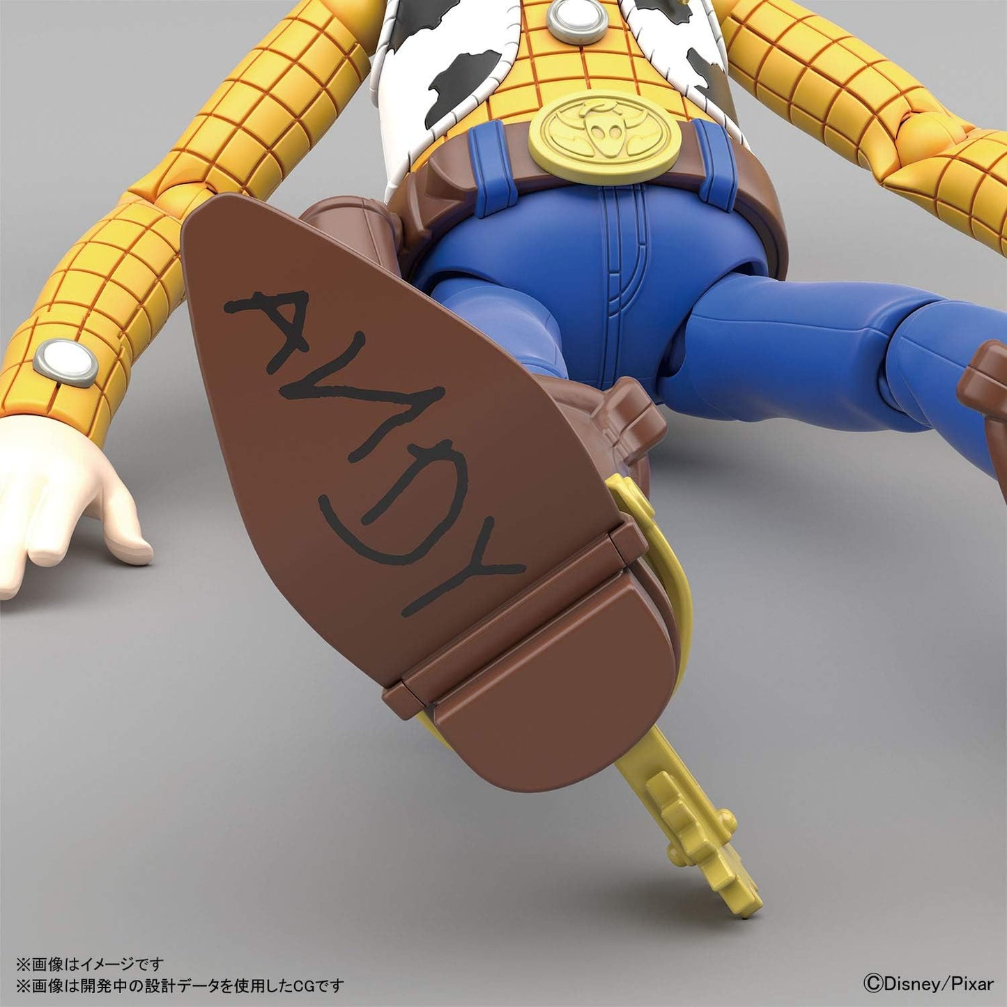 BANDAI SPIRITS Toy Story 4 Woody Pre-colored Plastic Model