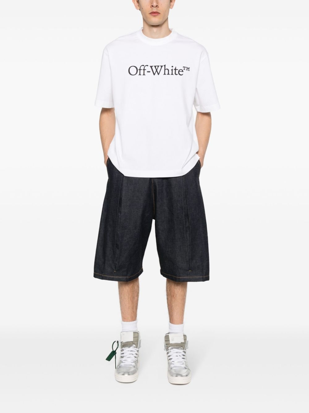 Off Off White Big Bookish Cotton T Shirt - Image 5