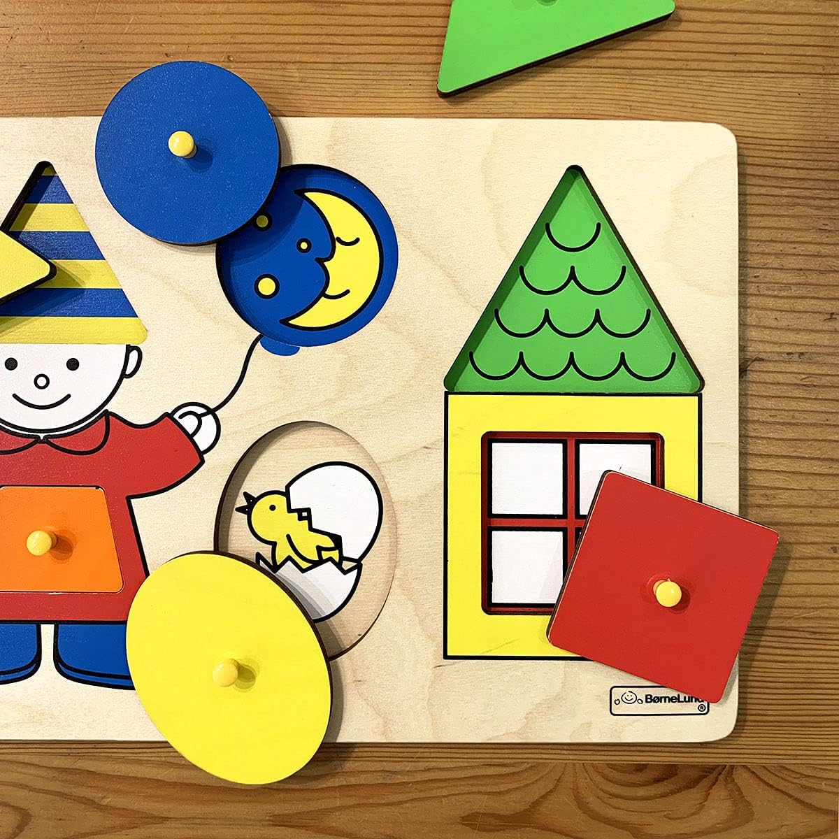 ボーネルンドオリジナル ( BorneLund Original ) ファースト シェイプパズル [6ピース] 2歳頃 HY711890