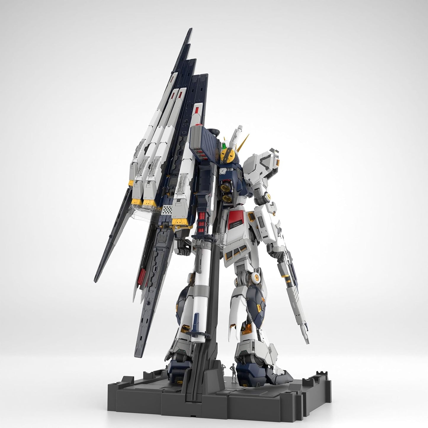 Bandai Spirits PG Unleashed Mobile Suit Gundam: Char's Counterattack ν Gundam 1/60 Scale Color-Coded Plastic Model
