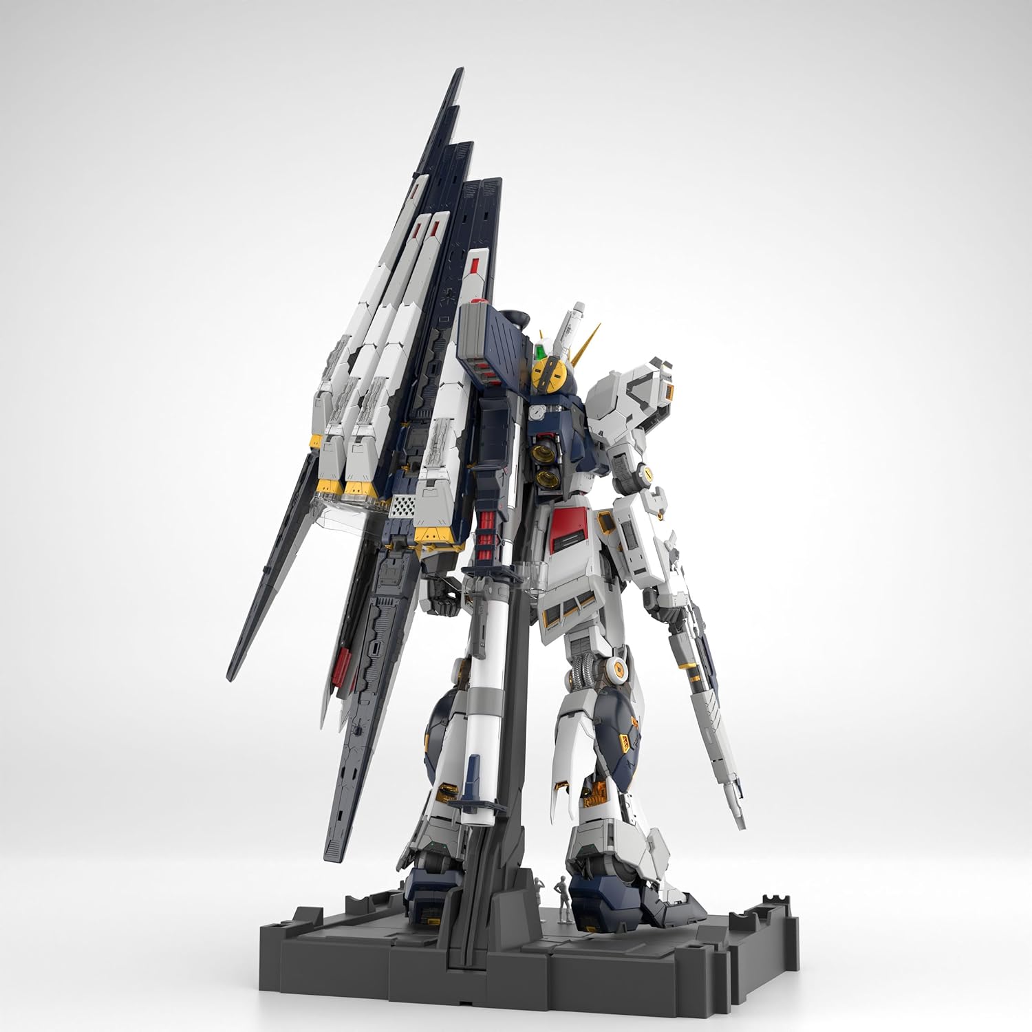 Bandai Spirits PG Unleashed Mobile Suit Gundam: Char's Counterattack ν Gundam 1/60 Scale Color-Coded Plastic Model