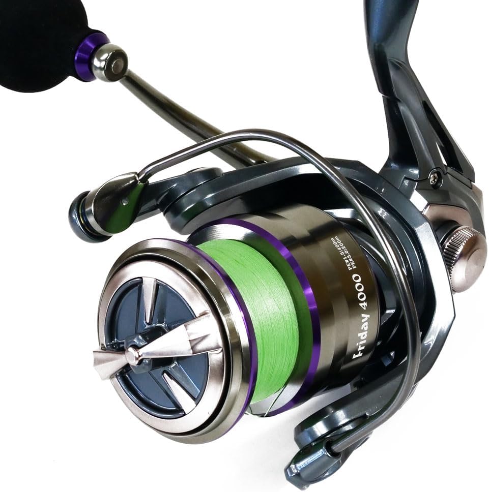 ori-781206 Spinning Reel with PE Line Friday 3 XE4000 No. 1.5 668.6 ft (200 m)