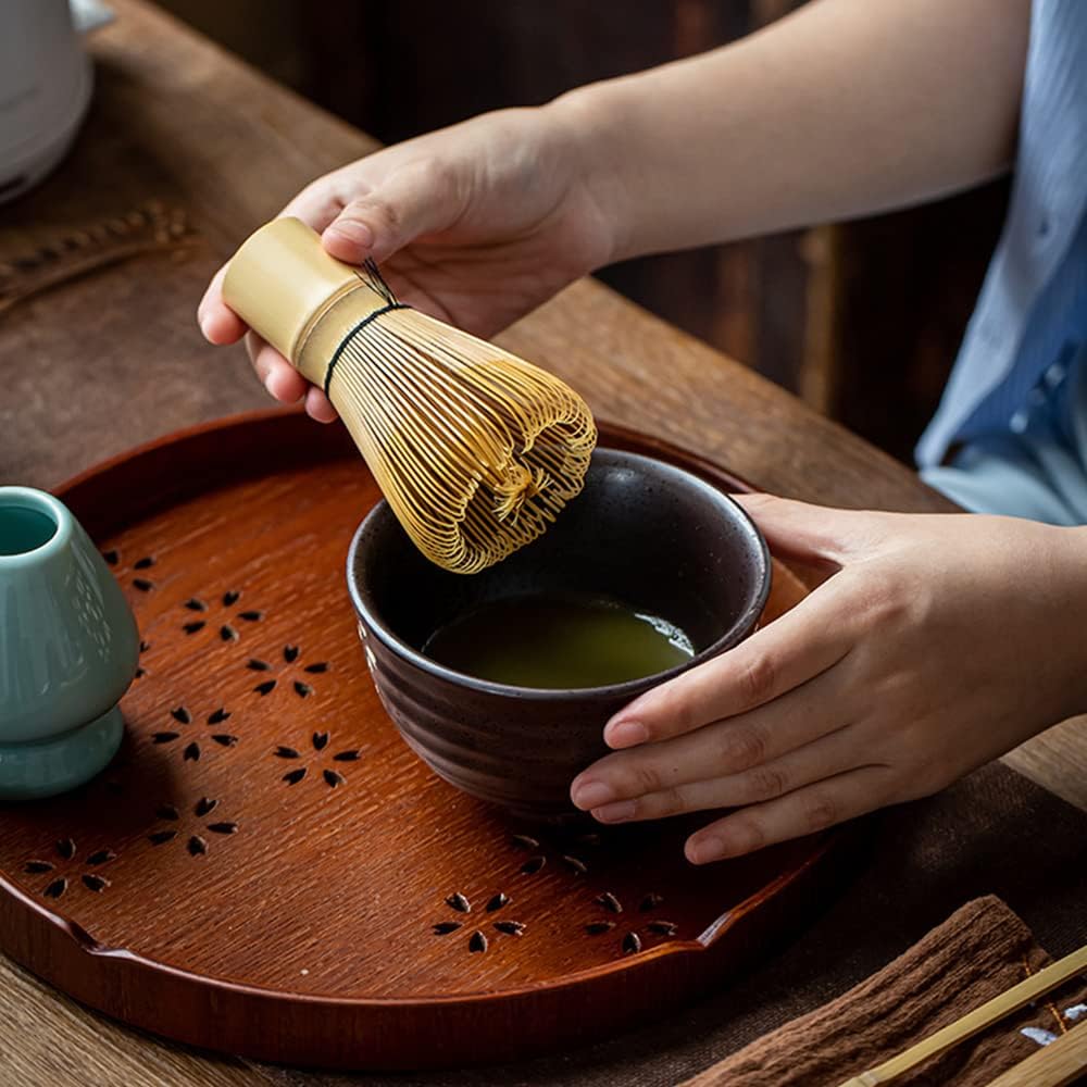 Tea Utensil Hyakuhontachi Tea Strainer Bamboo Matcha Powder Frothing Tool Tea Ceremony Traditional Craft 100-Piece Set (Hyakuhontachi 1PCS)