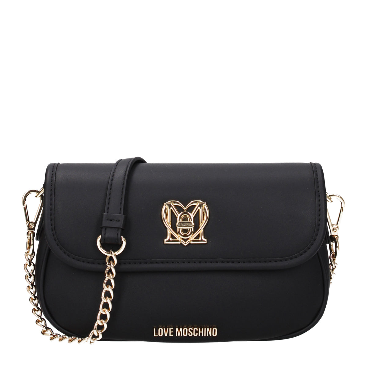 Moschino モスキーノのショルダーバッグが大好きな女性ポリウレタンブラック - Image 5
