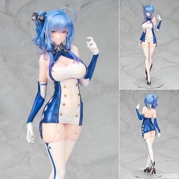 Handmade Removable Deluxe Edition Japanese Anime Removable Azur Lane USS St. Louis Alter Pretty Girl PVC Action Figure Toy Statue Adult Model Doll Decorative Statue Birthday Gift 28cm
