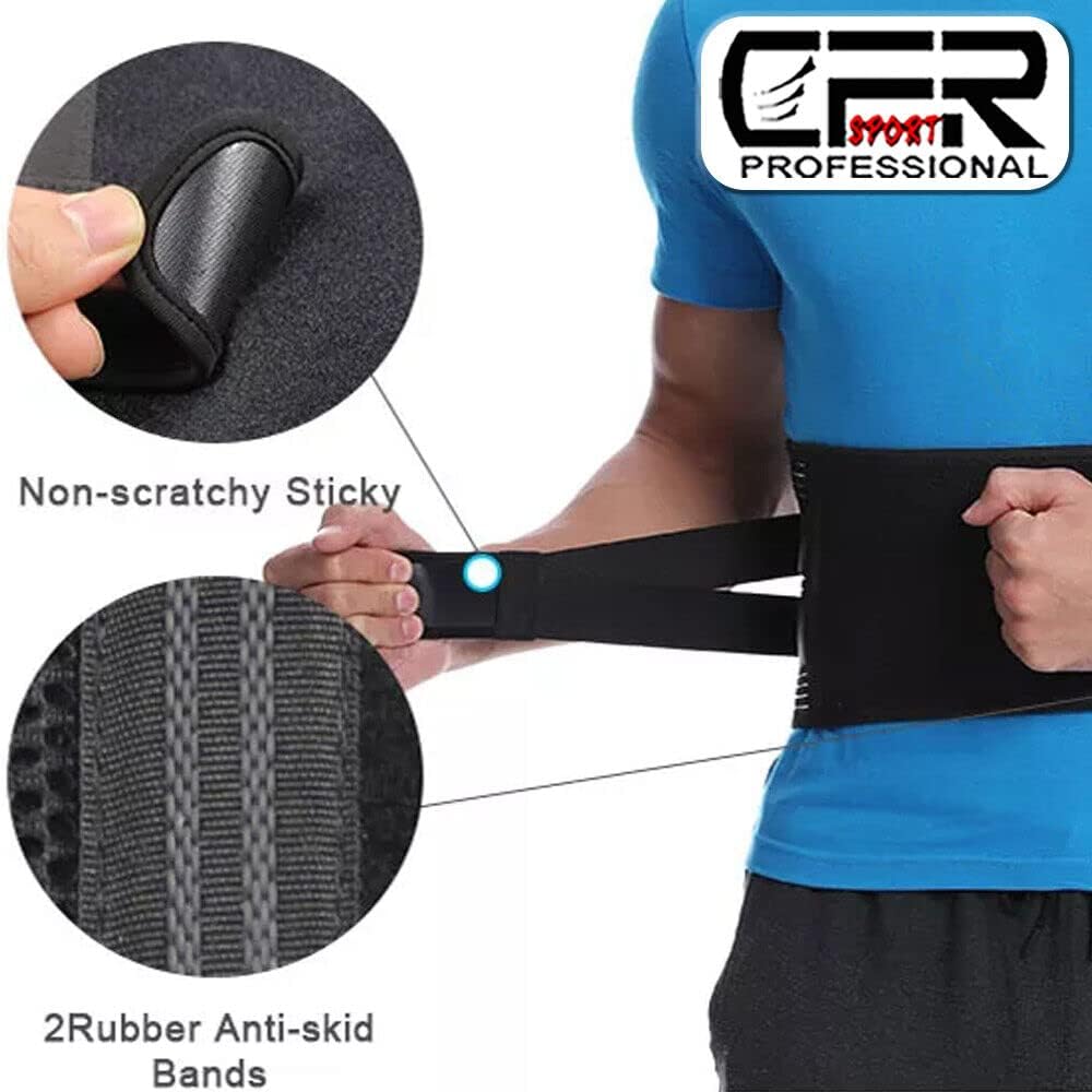 Back Support Lumbar Fixer Pain Relief Lumbar Support Belt Sciatica Men Women (L)