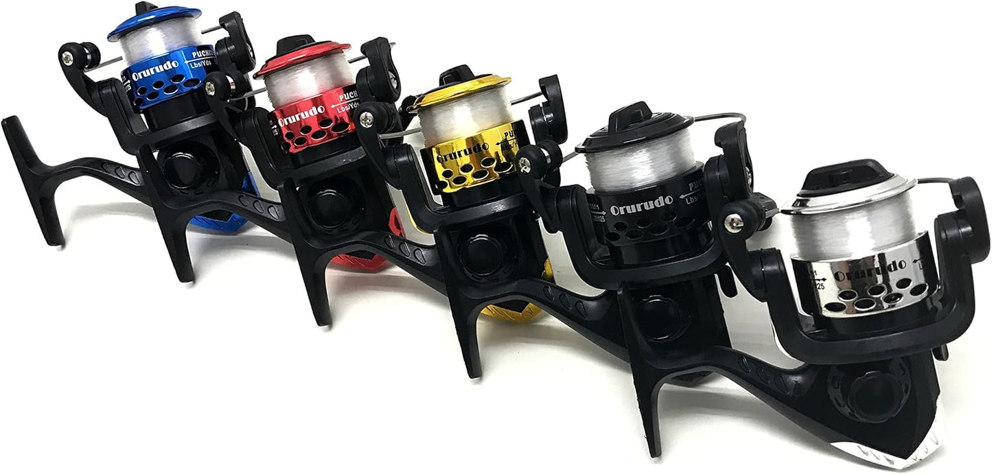 Orludo qb010100 Puchi200 Fishing Reel, 5.3 oz (150 g), Drag Force 14.3 lbs (6.5 kg), Family Fishing, Sabiki, Perfect for Easy Fishing, Easy to Use with Thread, Spining Reel 5 Colors