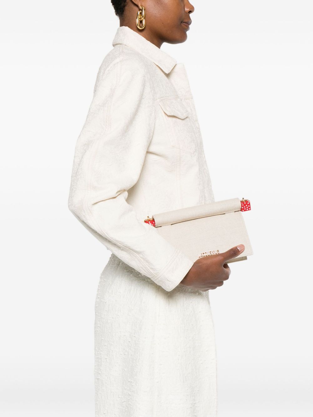 Jacquemus Jacquemus La Pochette Rond Carré Clutch - Image 5