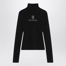 Balenciaga バレンシアガブラックジップアップスウェットシャツループスポーツアイコン - Image 5