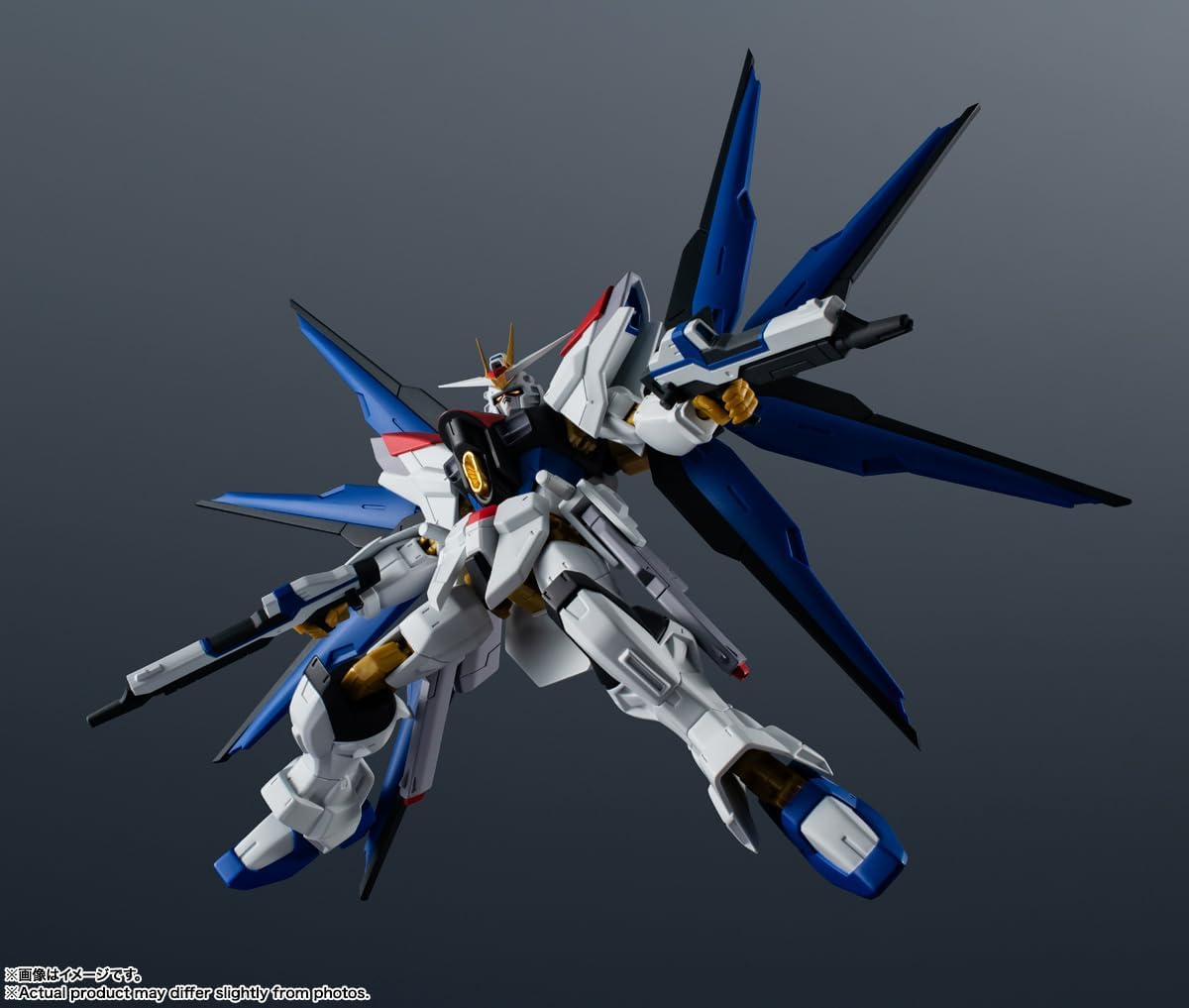 TAMASHII NATIONS Gundam Universe Mobile Suit Gundam Seed Freedom ZGMF/A-262B Strike Freedom Gundam Type II, Approx. 5.9 in (150 mm), PVC & ABS, Pre-painted Action Figure