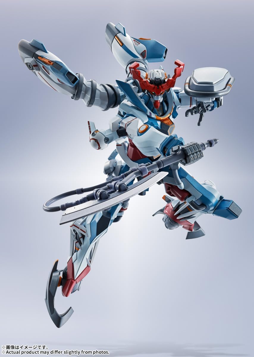 TAMASHII NATIONS METAL ROBOT魂 Mobile Suit Gundam GQuuuuuuX GQuuuuuuX, Approx. 6.1 inches (155 mm), PVC & ABS & Die-cast, Pre-Painted Articulated Figure