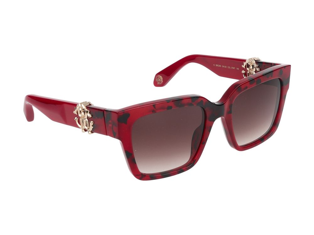 Cavalli サングラスロベルトカヴァッリSRC040 M 07 MT Quadri Rosso Lucido /20/140 - Image 5