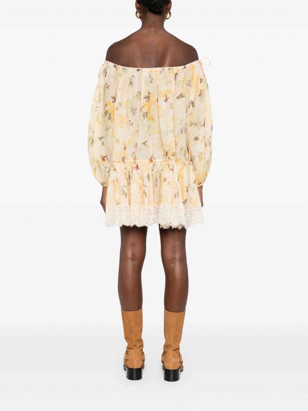 Zimmermann Zimmermann Cascadian Cotton Mini Dress - Image 5
