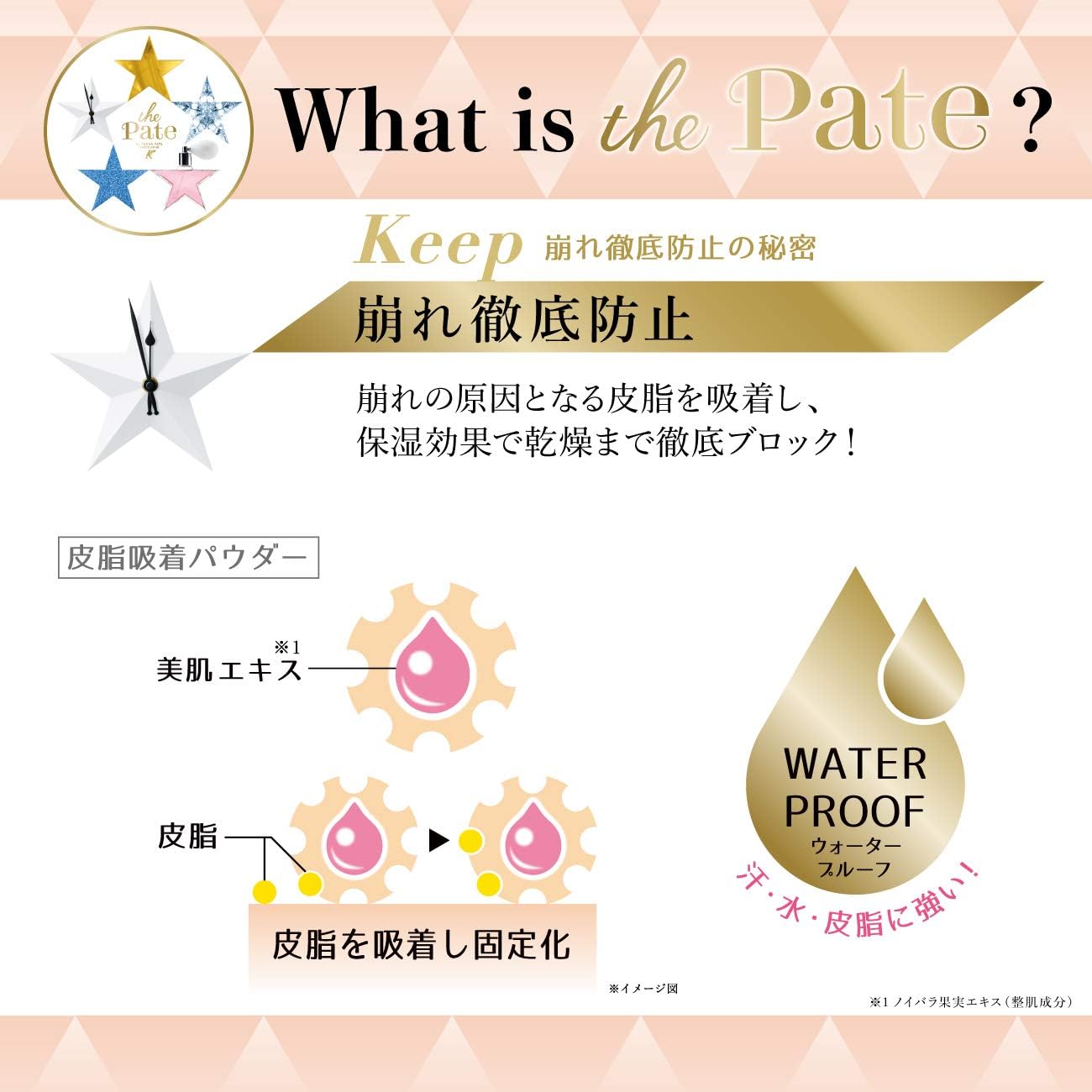 Keana Pate Shokunin Makeup Fallout Prevention Foundation, Pink Base, Tear Rose Scent