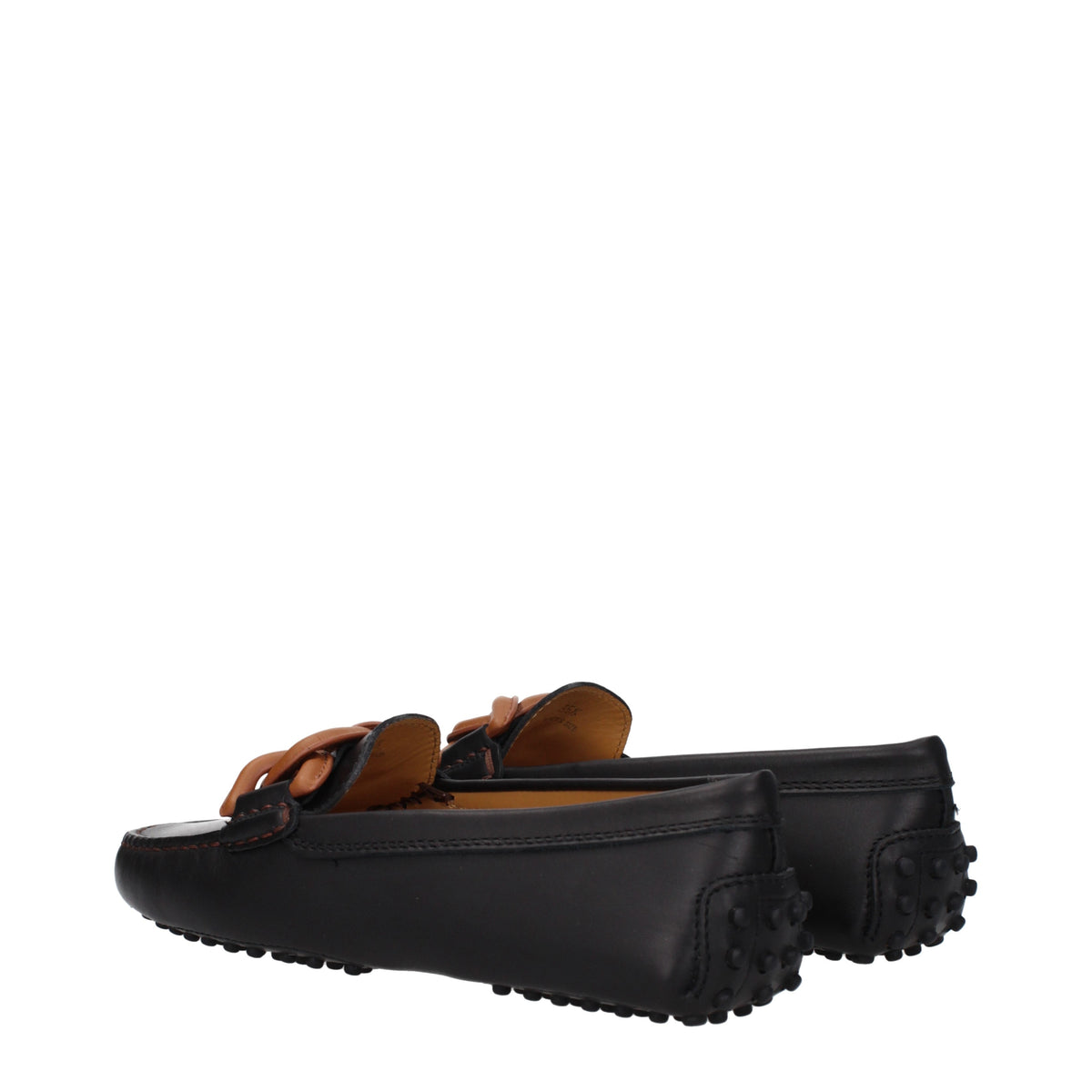 Tods トッド 'S Mocassini女性スキンブラック/ブラウン - Image 5