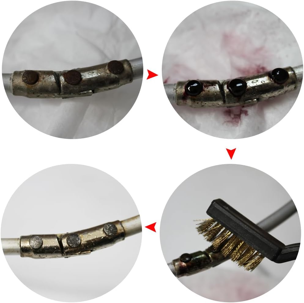 Rust Remover Artisan 3.4 fl oz (100 ml), Set of 3 Brushes, Stubborn, Rust Removal for Kitchen and Bathroom, Cleaning Agent for Removing Rust on Tools, Bicycles, Motorcycles, Etc