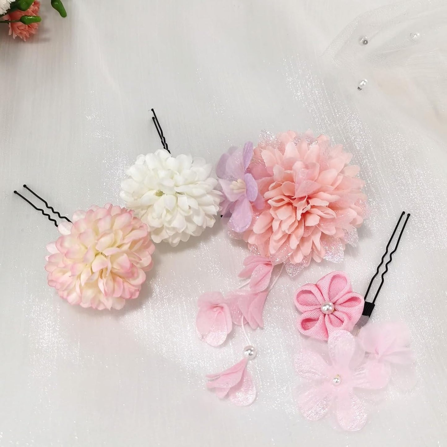 Coming-of-age Ceremony, Japanese Style, Yukata, Popular, Graduation Ceremonies, Weddings, Shichi-Go-San Parties, Thank You Party, New Year, Fireworks Display, Flowers, Dry Flowers, Hair Clip, Hair