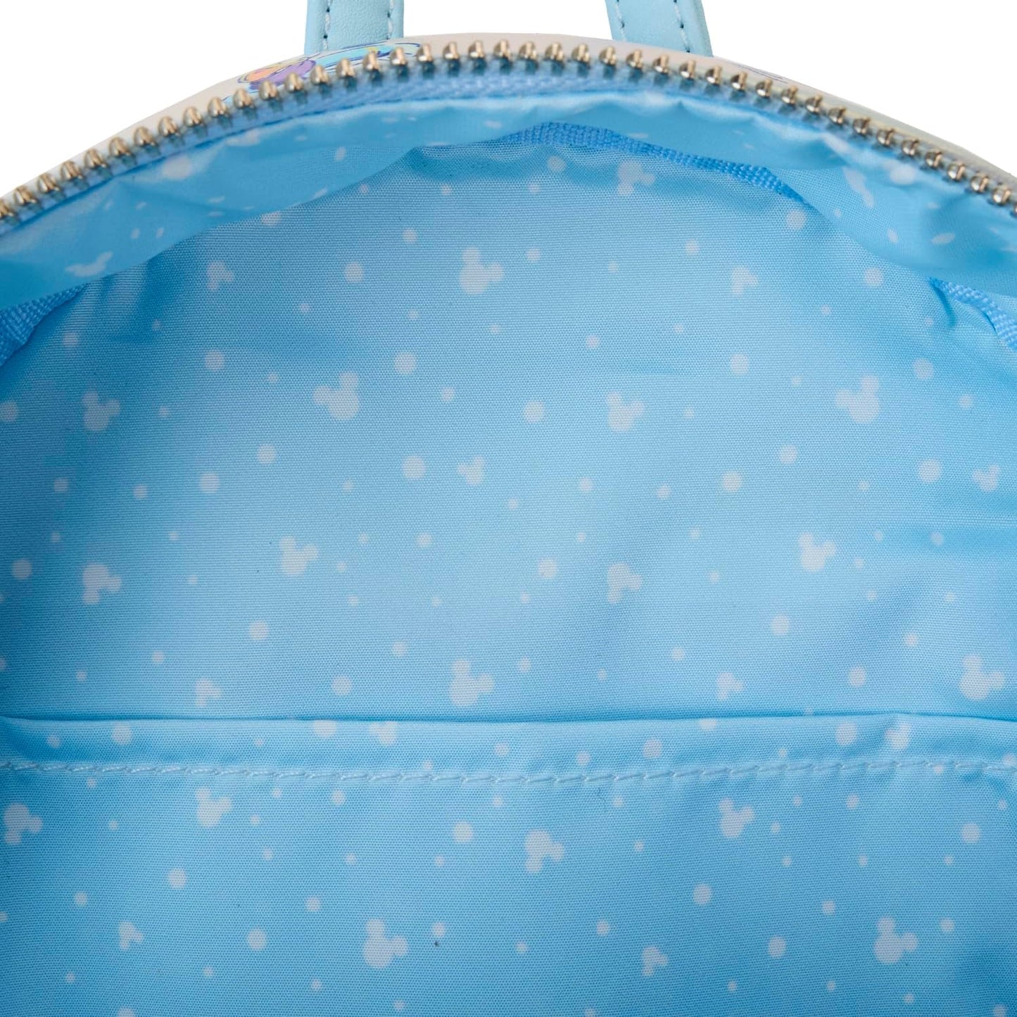 Loungefly Disney Mickey and Friends Winter Wonderland AOP Mini Backpack with Headband