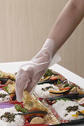 Showa Gloves, Made in Japan, Compliant with the Food Sanitation Act, Nice Hands, Clean Hands, Polyethylene, 50 Pieces, M, 1 Bag