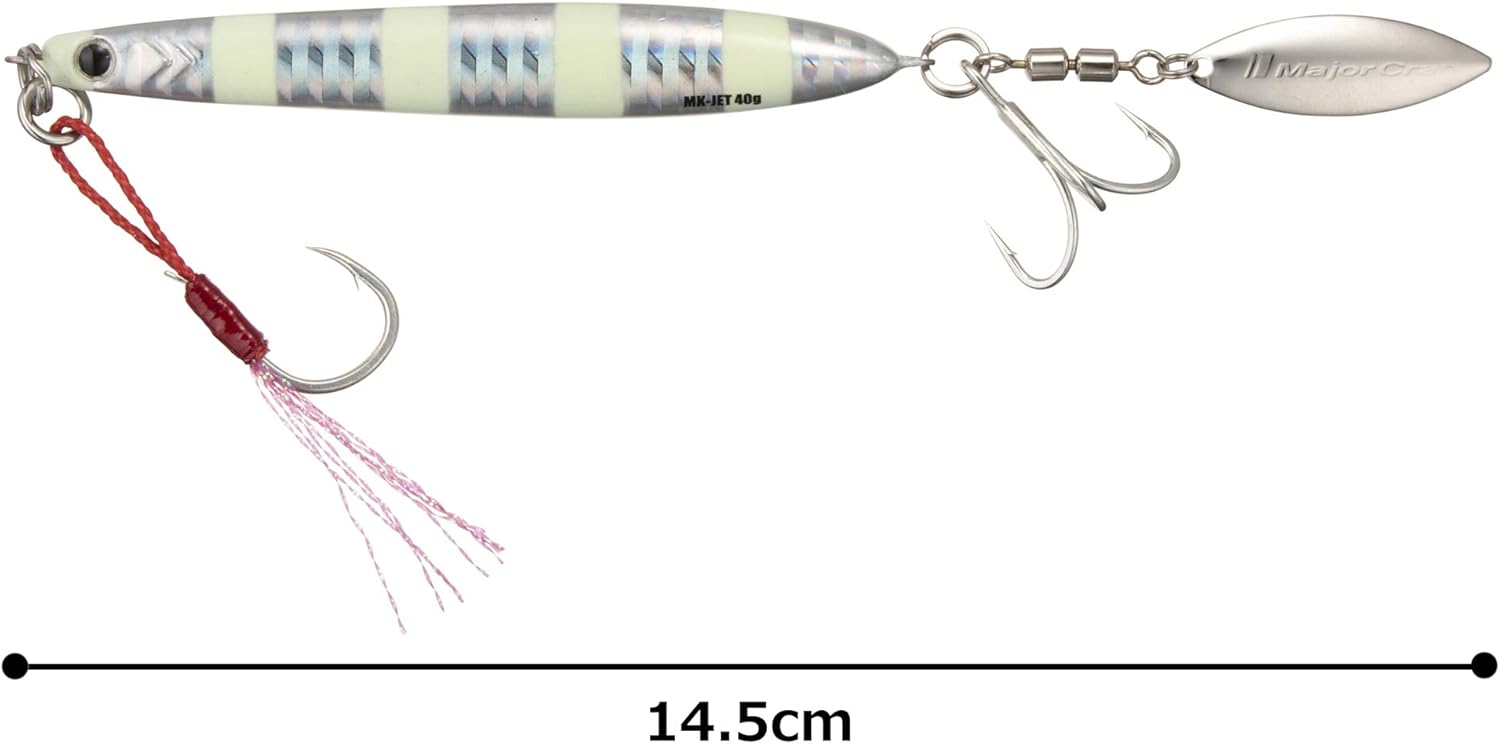 Major Craft Winding Jig Jet, Metal Jig, 1.1 oz (30 g) / 1.4 oz (40 g) / 2.1 oz (60 g)