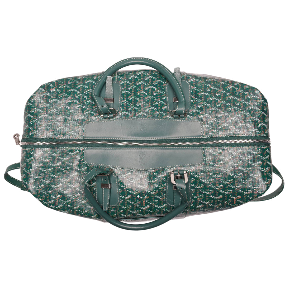 GOYARD 'GREEN' BOWLING 45 DUFFLE BAG