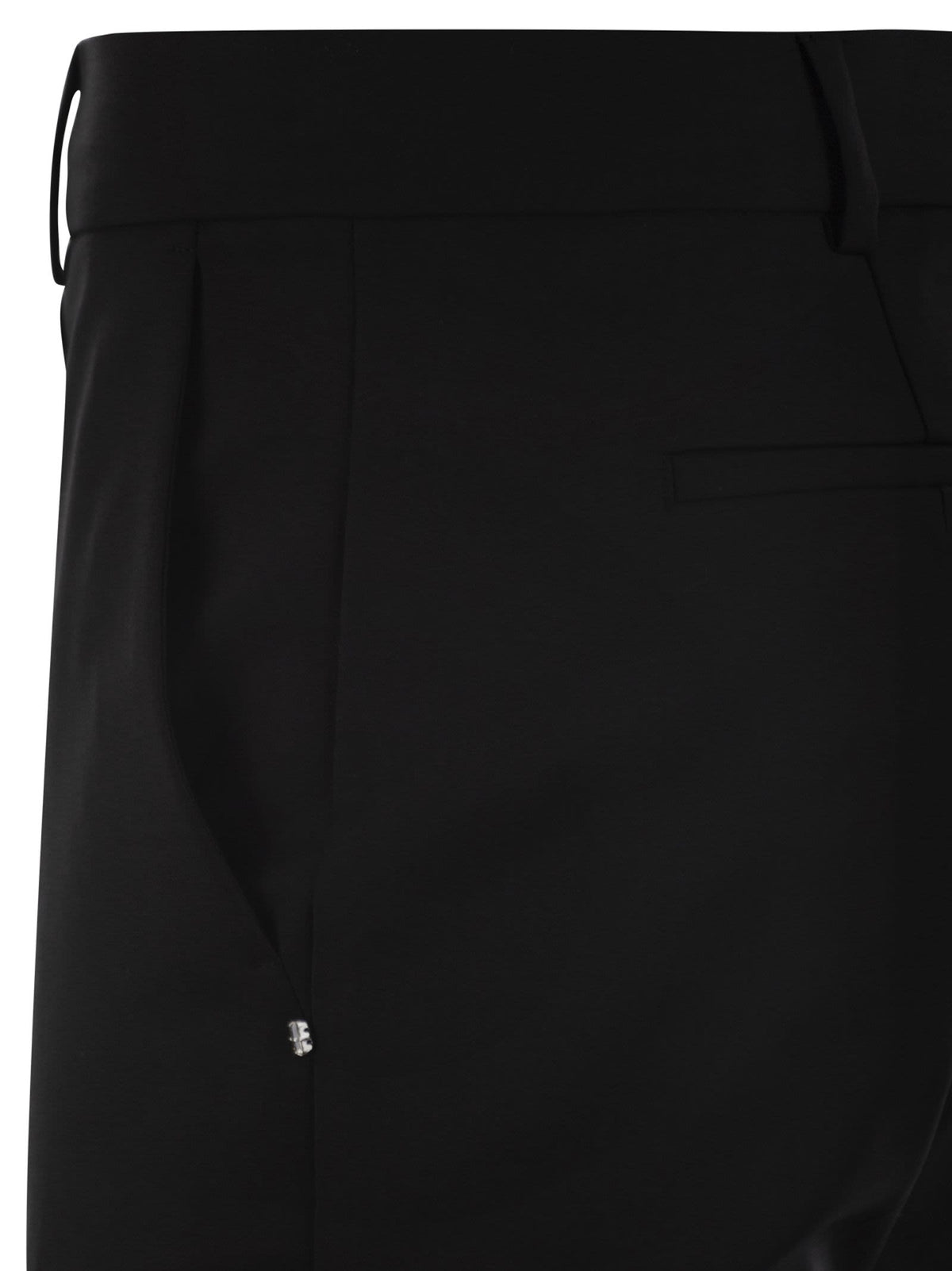 Sportmax SportMax Asiago Cotton Mini Flareズボン - Image 5