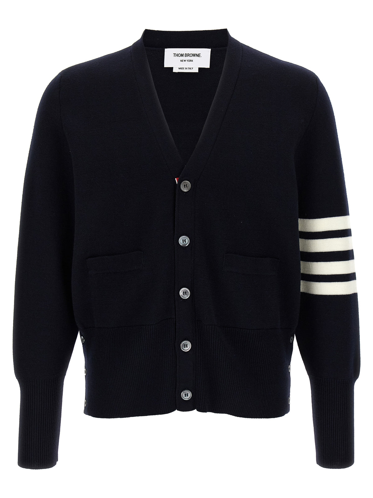 Thom Thom Browne '4 Bar' Wool Cardigan - Image 5