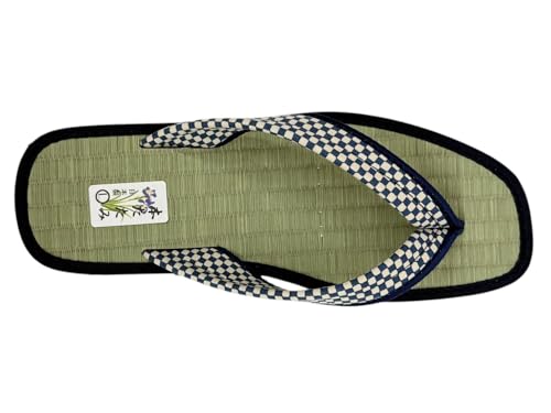 Daimei Shokai Men's Nose Strap Tatami Folding Japanese Pattern Japanese Style Sandals