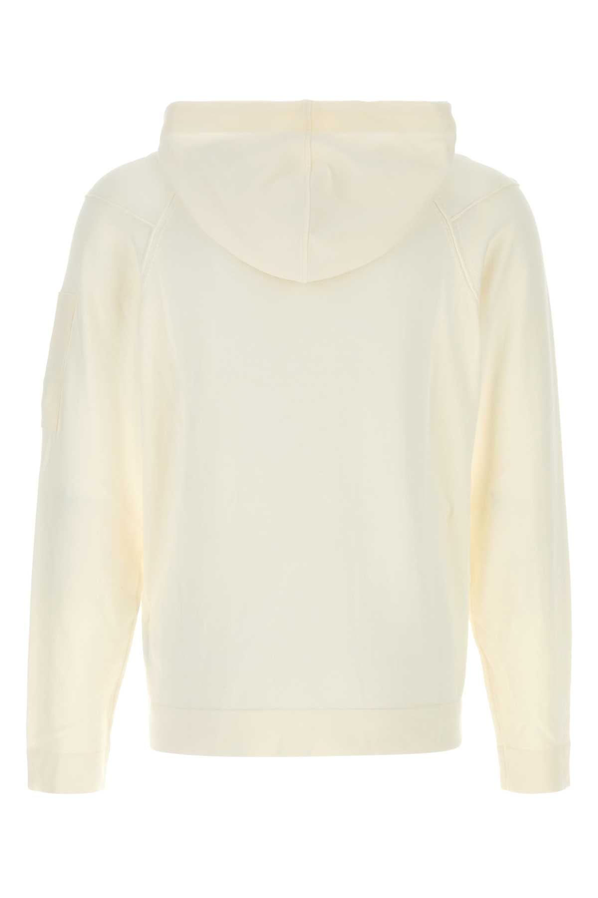 C C.P.会社のホワイトコットンスウェットシャツ - Image 5