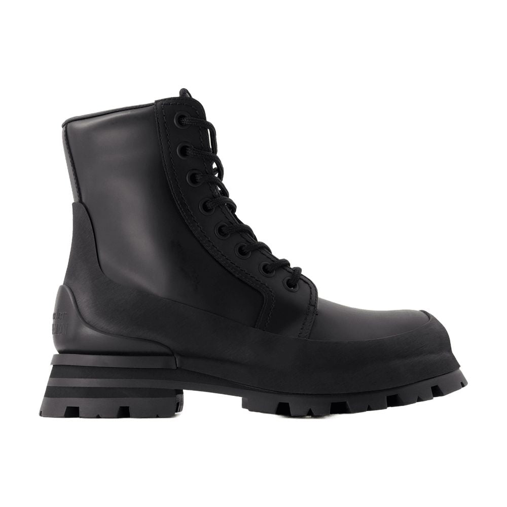 Alexander Ankle Ankle Boots Alexander Mc Queen Calfskin Black - Image 5