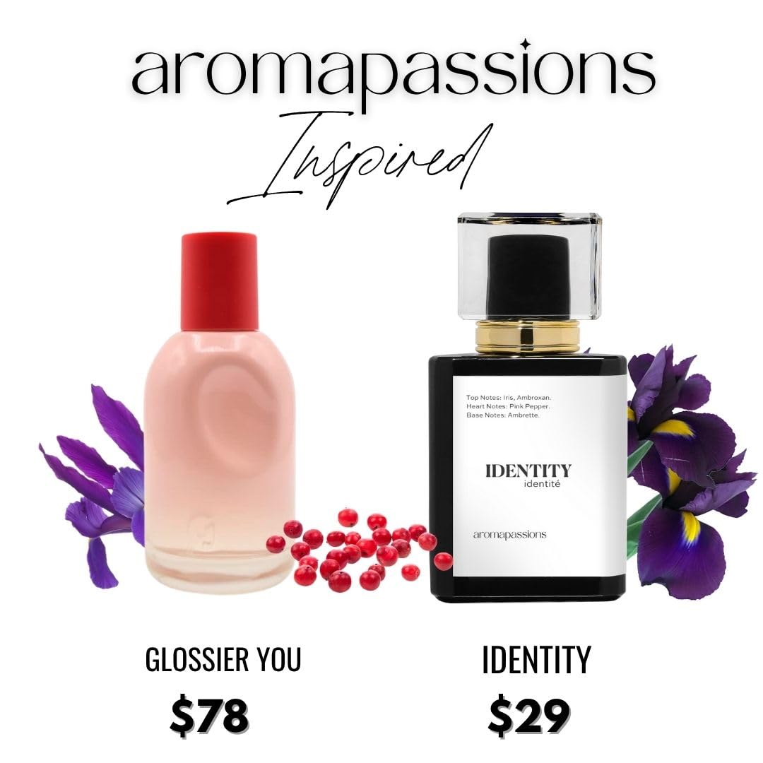 IDENTITY | Inspirado en GLSSIER YOU | Perfume de feromonas para hombres y mujeres | Extrait De Parfum | Fragancia de aceites esenciales de clon de larga duración | Perfume de hombre mujer | (1.7 onzas líquidas)