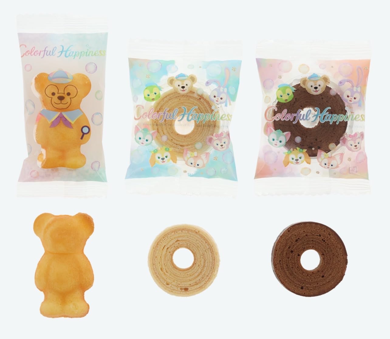 Tokyo DisneySea Exclusive, Duffy & Friends Assorted Sweets Can "Duffy & Friends 20th Anniversary Colorful Happiness", Popular, Sweets, Souvenir, Disney Goods, Present (1 Piece)