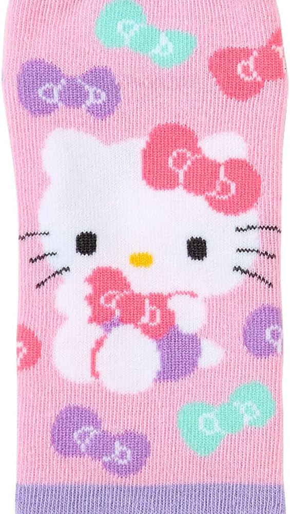 Sanrio 453251 Sanrio Kid's Sneaker Socks, 3 Pairs Set, Socks, 5.1 - 5.9 inches (13 - 15 cm), Hello Kitty, Hello Kitty, Character