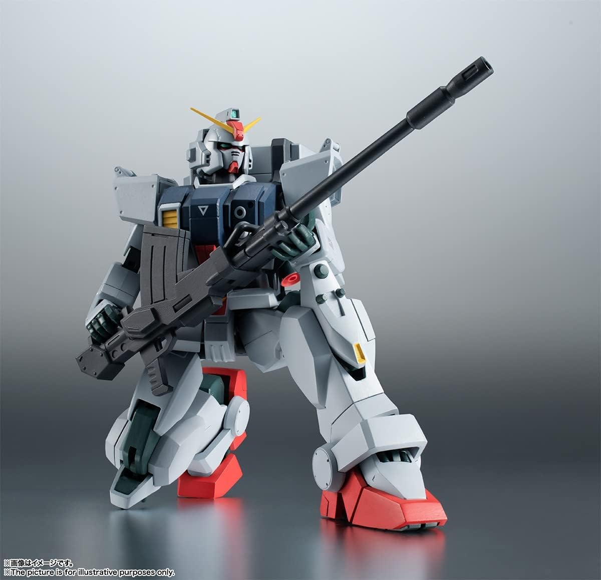 Robot Spirits Mobile Suit Gundam 08 MS Platoon Side MS RX-79 (G) Land Type Gundam Version, A.N.I.M.E. Approx. 4.9 inches (125 mm), PVC & ABS Pre-painted Action Figure