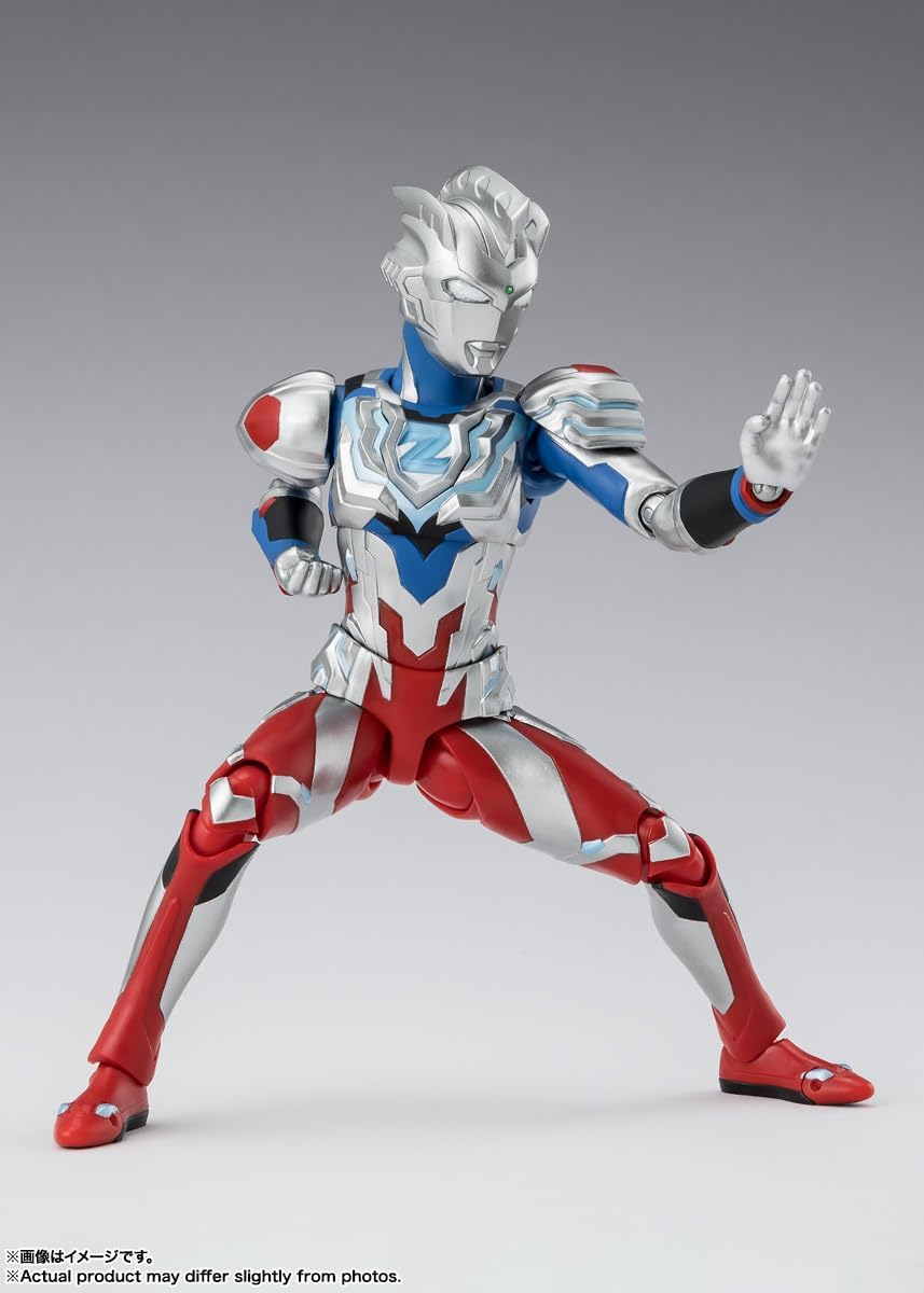 TAMASHII NATIONS S.H. Figuarts Ultraman Z Ultraman Zett Alpha Edge (Ultraman New Generation Stars Ver.), Approx. 5.9 inches (150 mm), PVC & ABS Pre-painted Action Figure