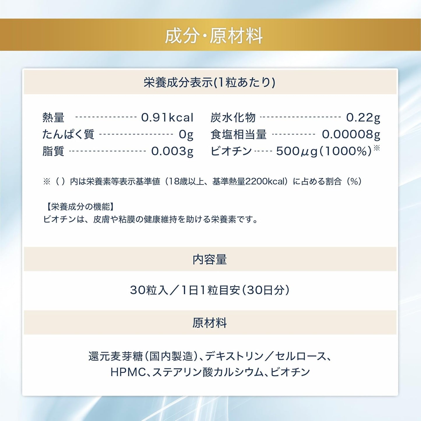 Sanserite Sapporo Biotin Supplement B Group Supplement Vitamins 30 Day Supply 30 Capsules 15,000 μg Small Grain Nutritional Functional Food Sustainable Nail Aging Care Formulated Ingredients