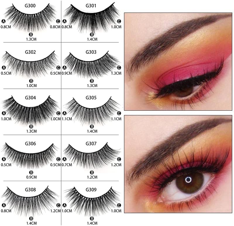 3 Pairs X 2 Boxes Eyelashes Matsudaya G3 Series Ultra Dense Recital Stage Makeup Natural Fake Mink Hair False Eyelashes Long Eyelashes Extension Fake Eyelashes Handmade (G304X2 Box)